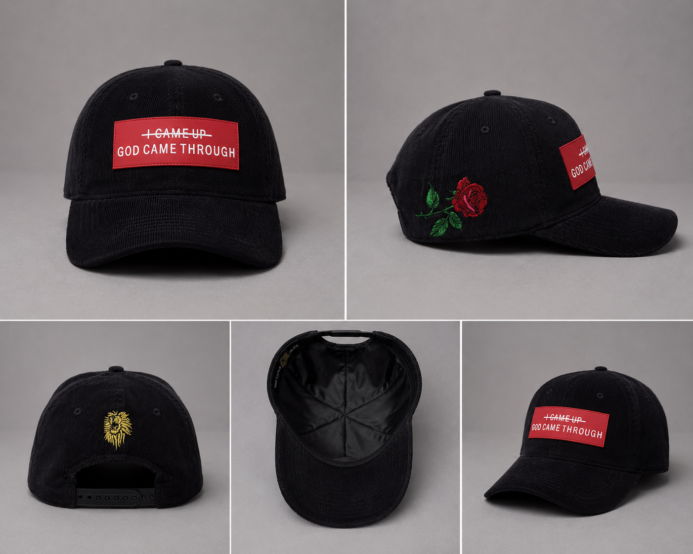 God Came Through® Corduroy Snapback