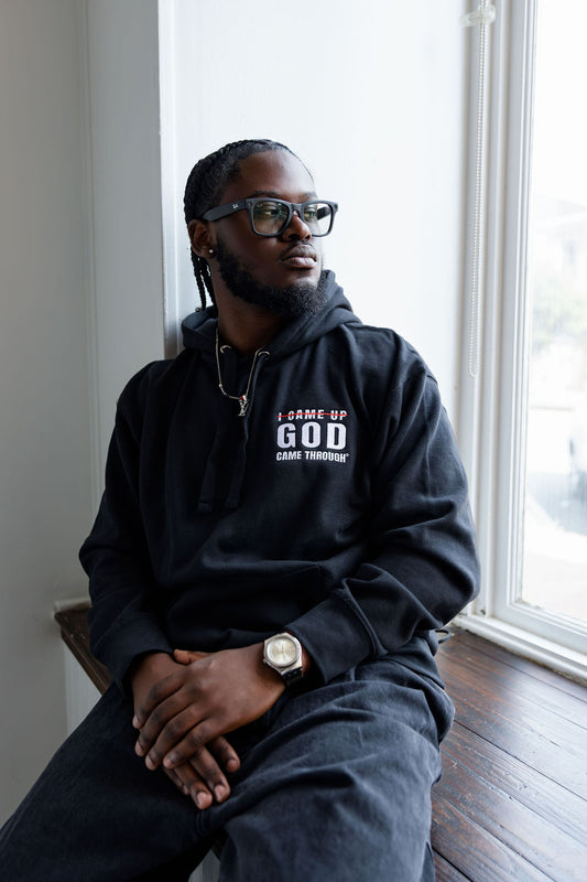 The God Came Through® Embroidered Hoodie (Unisex)