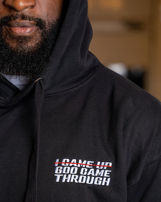 The God Came Through® Embroidered Hoodie (Unisex)